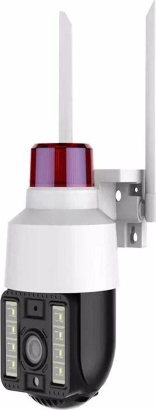 Ptz Speed Dome 4k 2mp Wifi Kablosuz Dış Mekan Kamerası Çakarlı Alarmlı Sensörlü Güvenlik Kamerası