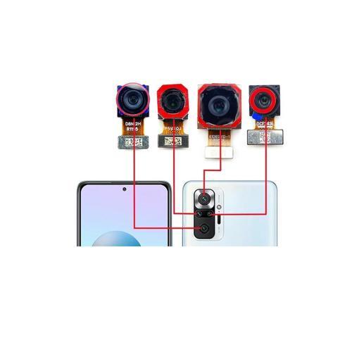 Xiaomi Redmi Note 10 Pro 4G İle Uyumlu Arka Kamera Full Set