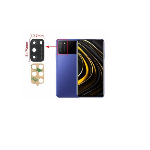Pocophone M3 İle Uyumlu Kamera Camı