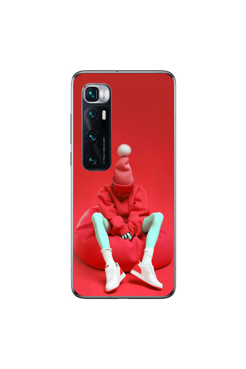 Xiaomi Mi 10 Pro Uyumlu Şeffaf Kılıf No Face 7 Tasarımlı