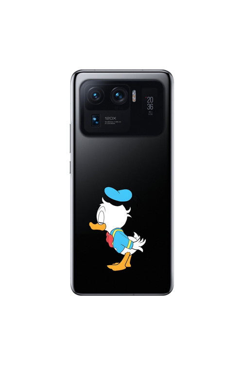 Xiaomi Mi 11 Pro Uyumlu Şeffaf Kılıf Couple Ördek 2 Tasarımlı