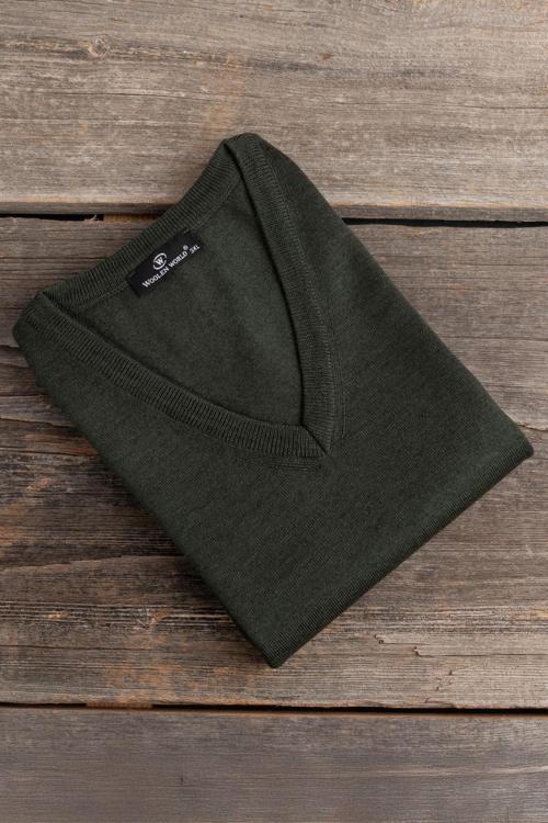 V Yaka Battal (Büyük Boy) Yünlü Kolsuz Triko Süveter