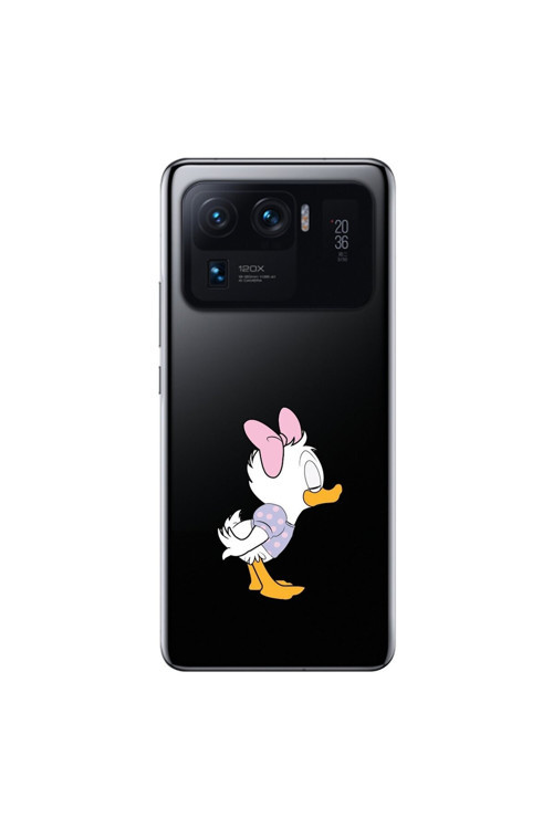 Xiaomi Mi 11 Pro Uyumlu Şeffaf Kılıf Couple Ördek 1 Tasarımlı