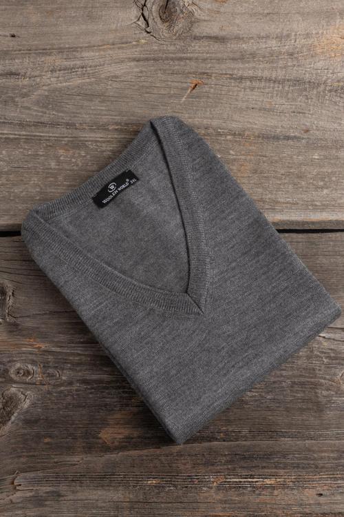 V Yaka Battal (Büyük Boy) Yünlü Triko Kazak