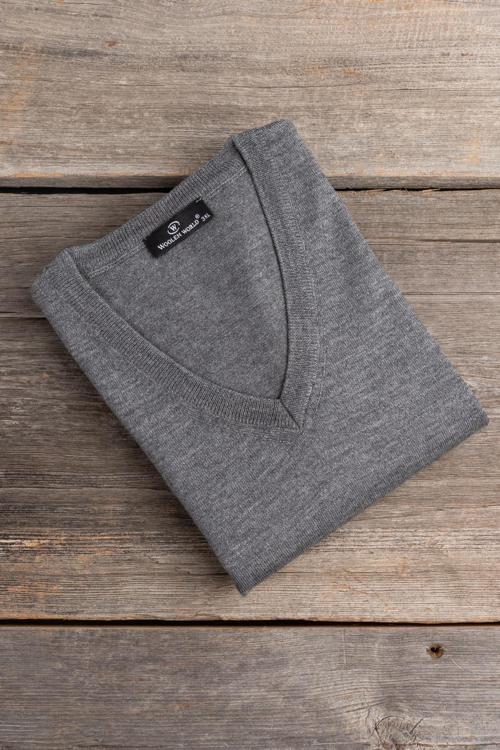 V Yaka Battal (Büyük Boy) Yünlü Kolsuz Triko Süveter