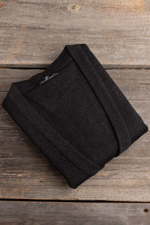 Cepli V Yaka Battal (Büyük Boy) Düğmeli Yünlü Triko Yelek