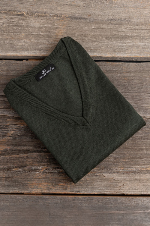 V Yaka Battal (Büyük Boy) Yünlü Kolsuz Triko Süveter