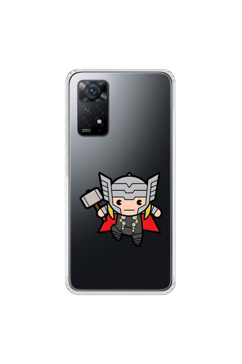 Xiaomi Redmi Note 11 Pro Uyumlu Şeffaf Kılıf Chibi 5 Tasarımlı