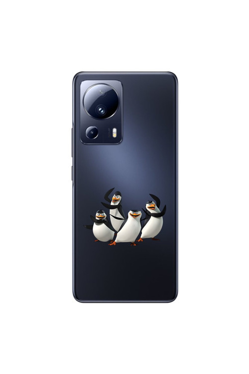 Xiaomi Mi 13 Lite Uyumlu Şeffaf Kılıf Cartoon 8 Tasarımlı