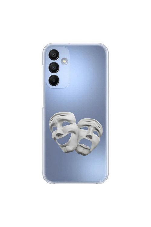 Samsung Galaxy A15 Uyumlu Şeffaf Kılıf Estetik Yüz 7 Tasarımlı