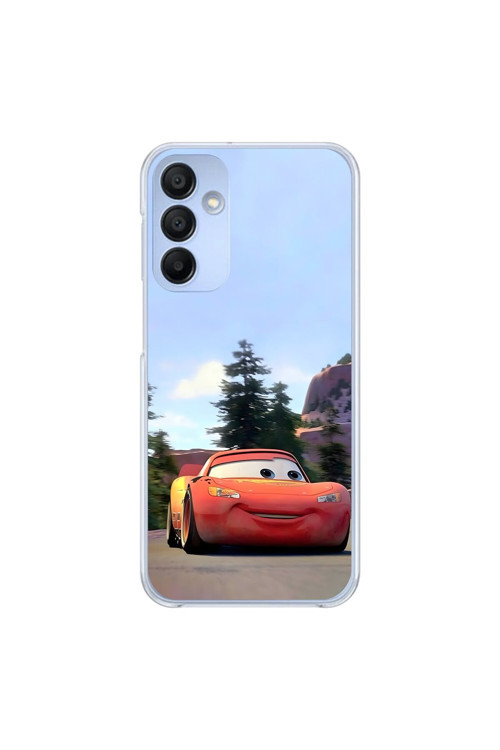 Samsung Galaxy A15 Uyumlu Şeffaf Kılıf Couple Mcqueen 1 Tasarımlı