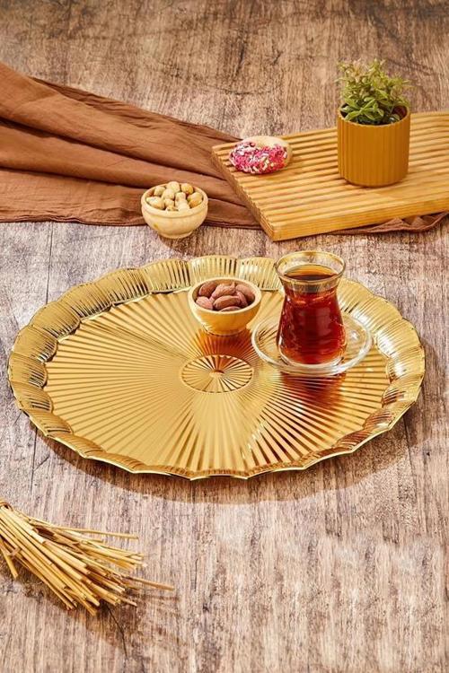 Cooker CKR3904 Gold Metal Tepsi 35 cm