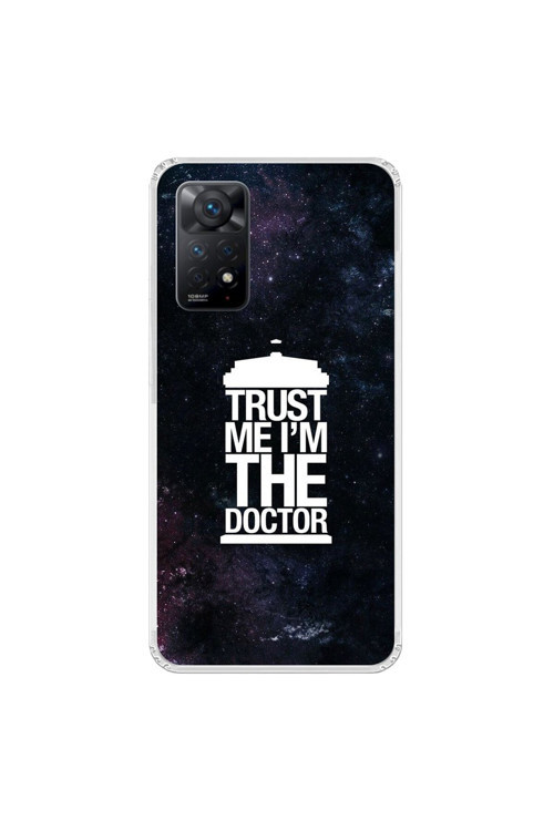 Xiaomi Redmi Note 11 Pro Uyumlu Şeffaf Kılıf Doctor Who Tasarımlı