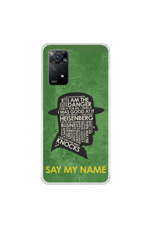 Xiaomi Redmi Note 11 Pro Uyumlu Şeffaf Kılıf Breaking Bad Tasarımlı