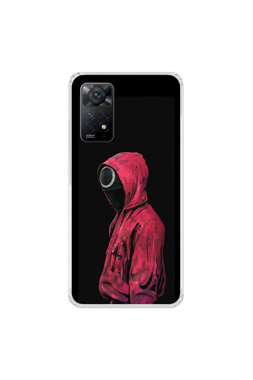 Xiaomi Redmi Note 11 Pro Uyumlu Şeffaf Kılıf Squid Game Tasarımlı