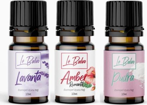 Pudra, Lavanta, Amber Doğal Uçucu Yağ Saf Buhurdanlık Esansı Oda Kokusu Esans Buhur Yağı 10ml