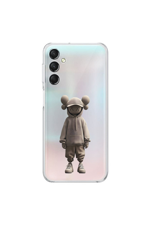 Samsung Galaxy A14 Uyumlu Şeffaf Kılıf No Face 3 Tasarımlı