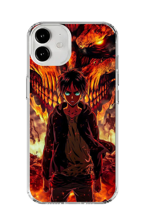 İphone 12 Uyumlu Şeffaf Kılıf Attack On Titan Tasarımlı 3