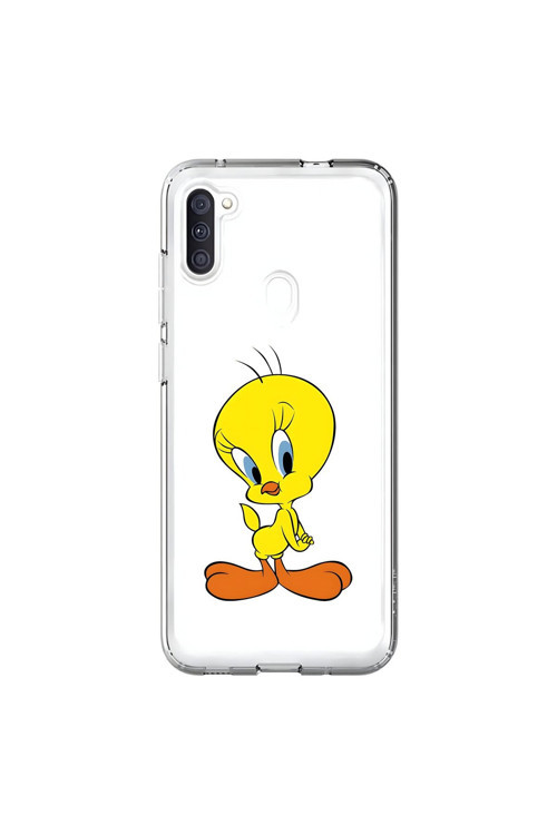 Samsung Galaxy A11 Uyumlu Şeffaf Kılıf Cartoon 17 Tasarımlı