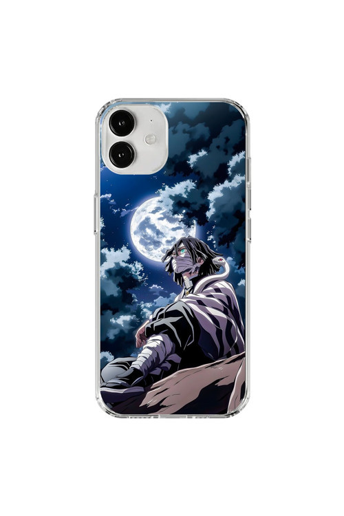 İphone 12 Uyumlu Şeffaf Kılıf Demon Slayer 4 Tasarımlı
