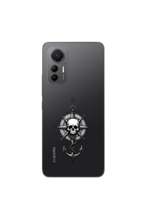Xiaomi Mi 12 Lite Uyumlu Şeffaf Kılıf Pirate 5 Tasarımlı