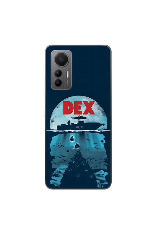 Xiaomi Mi 12 Lite Uyumlu Şeffaf Kılıf Dexter Tasarımlı
