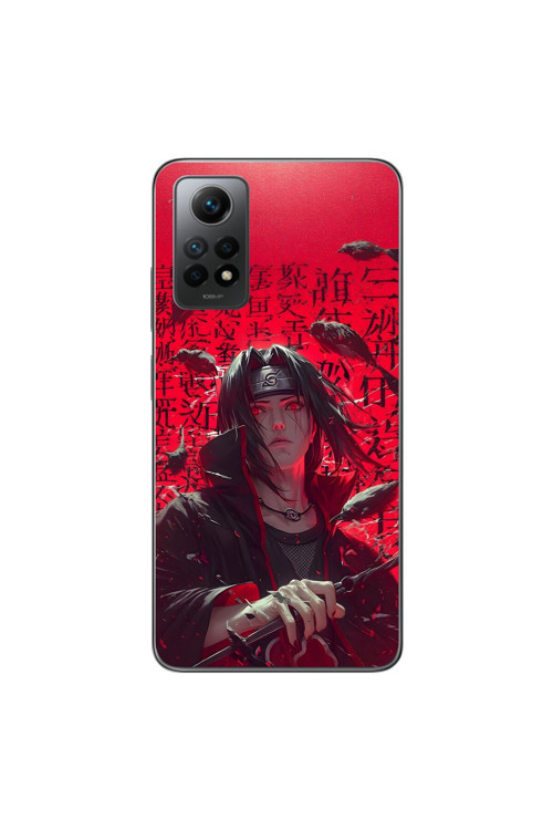 Xiaomi Redmi Note 12 Pro Uyumlu Şeffaf Kılıf Naruto Itachi Tasarımlı
