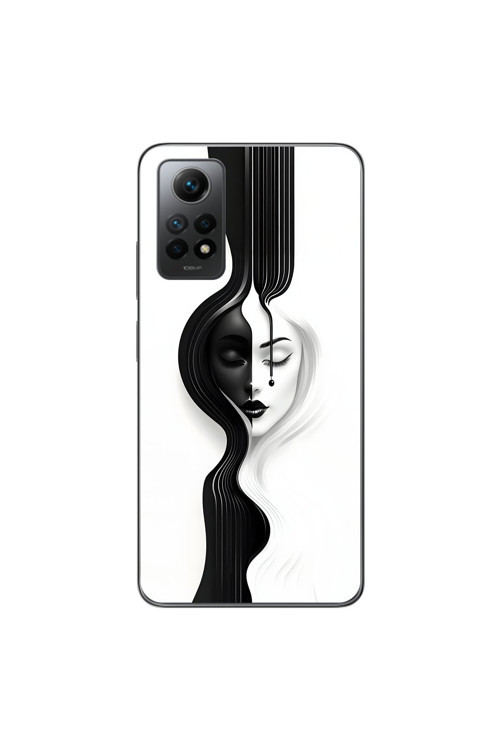 Xiaomi Redmi Note 12 Pro Uyumlu Şeffaf Kılıf Estetik Yüz 3 Tasarımlı