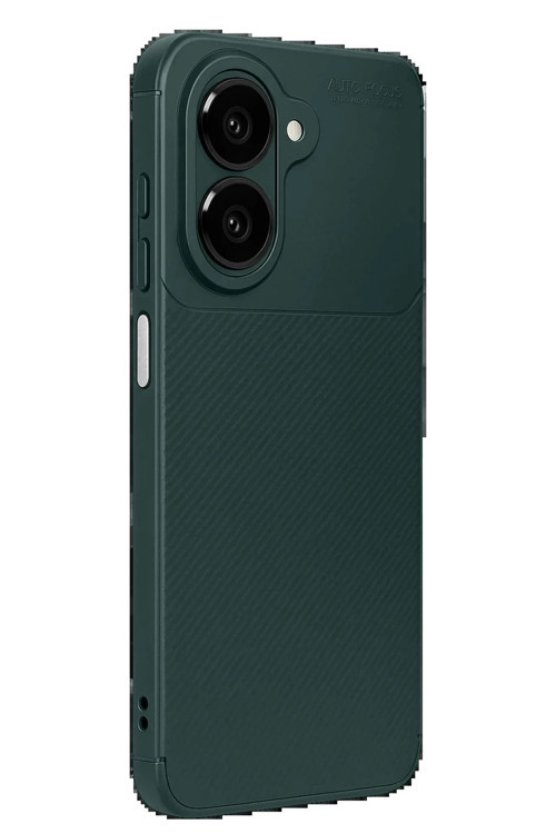 Xiaomi Redmi A5 4G Auto Focus Karbon Kapak - Koyu Yeşil-(5796)