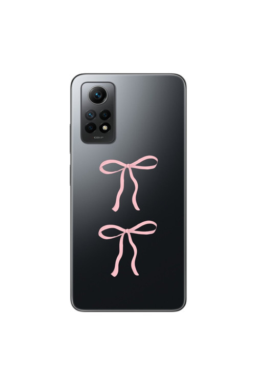 Xiaomi Redmi Note 12 Pro Uyumlu Şeffaf Kılıf Kurdele 1 Tasarımlı