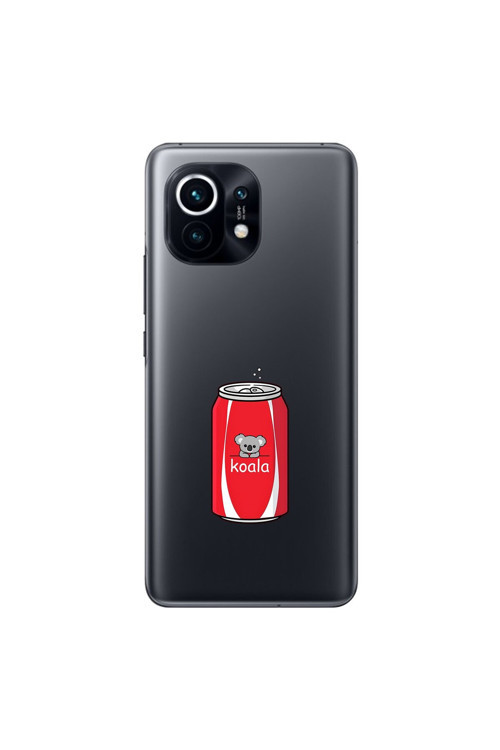 Xiaomi Mi 11 Uyumlu Şeffaf Kılıf Fast Food 4 Tasarımlı