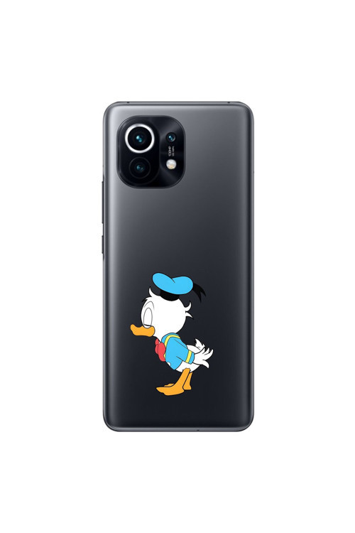 Xiaomi Mi 11 Uyumlu Şeffaf Kılıf Couple Ördek 2 Tasarımlı