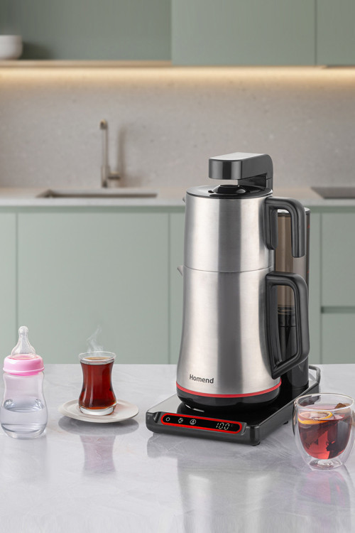 Teabot 1786H Konuşan Otomatik Çay Makinesi Siyah