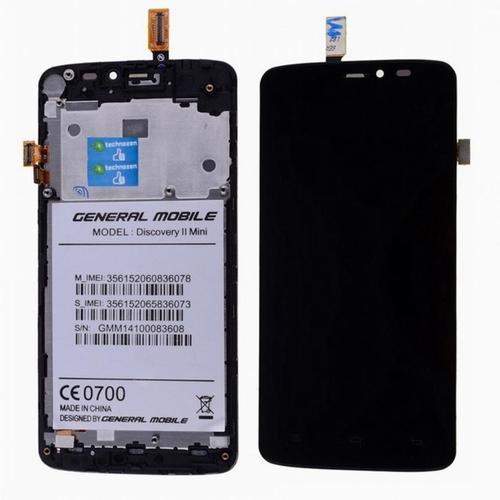 General Mobile Discovery 2 Mini Lcd Ekran + Siyah Dokunmatik Çıtalı