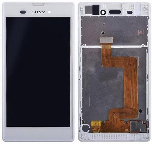 Xperia T3 Lcd Ekran Beyaz Dokunmatik Ekran Çıtalı