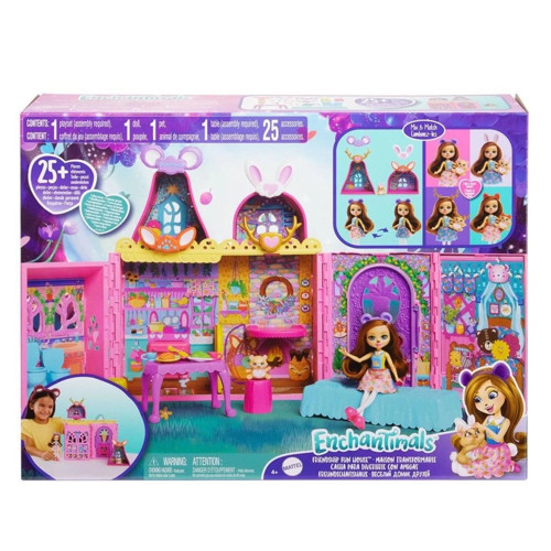 BFS HXL53 Enchantimals Ana Karakter Bebekler Evi