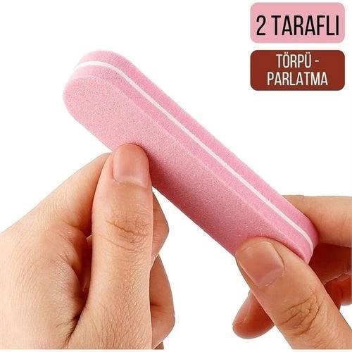 BFS Mini Tırnak Törpü ve Parlatma Blok Sünger 2 Yüzey