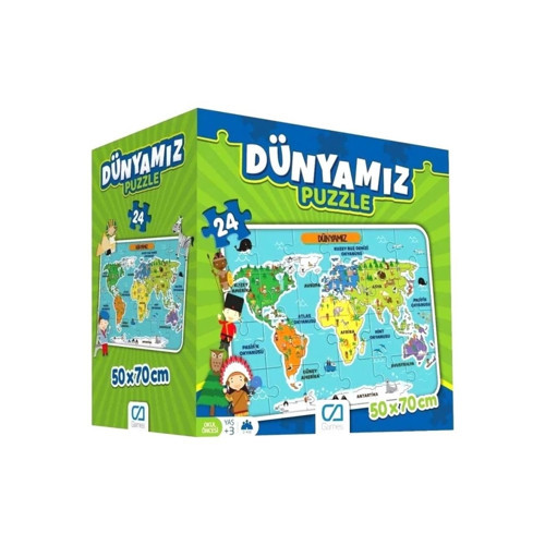 BFS 5025 CA Games, Dünyamız 24 Parça Puzzle / +3 yaş