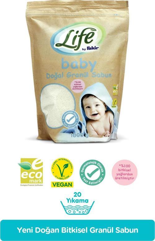 Doğal Bebek Granül Toz Sabun 1 Kg