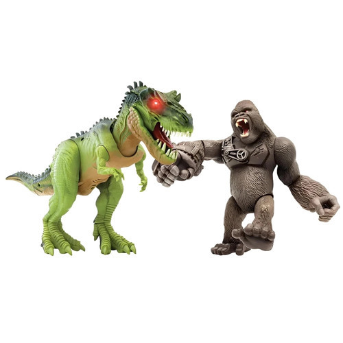 BFS Primal Clash Gorilla vs T-rex Sesli Işıklı Oyun Seti