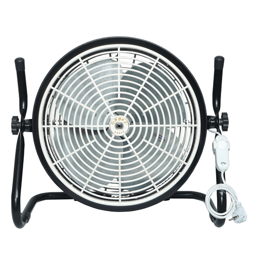 AKREP Retro Yer Tipi Sanayi Vantilatörü - Siyah