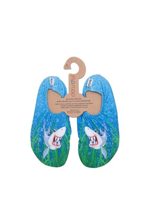 Hugo Kaydırmaz Havuz ve Erkek Çocuk Deniz Ayakkabısı SS20120243 MAVİ