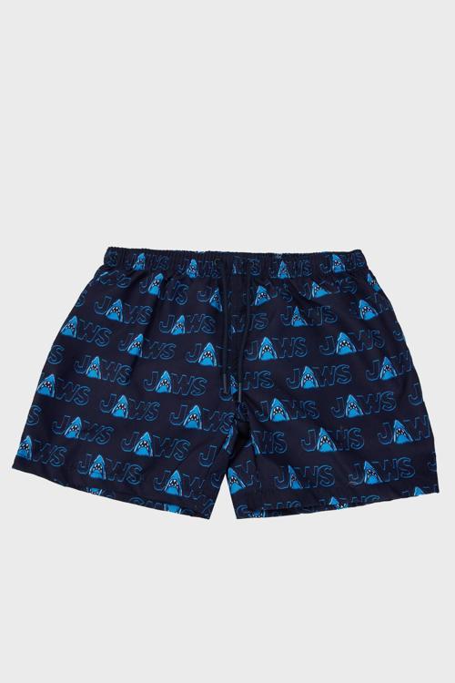 Dane Desenli UV Korumalı Normal Bel Erkek Çocuk Short SO2531100700 LACİVERT