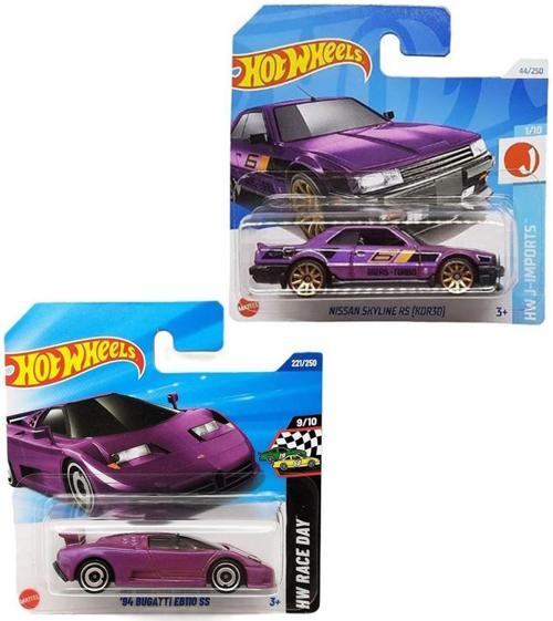 '94 Bugatti EB110 SS & Hot Wheels Nissan Skyline RS KDR30 (1/64) Mor