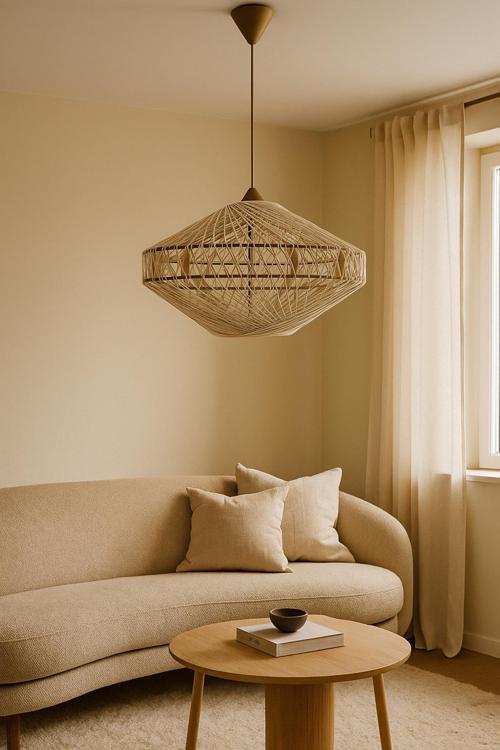 Bohem,Rustik,Modern,Jüt,Doğal,El Yapımı Sarkıt Avize