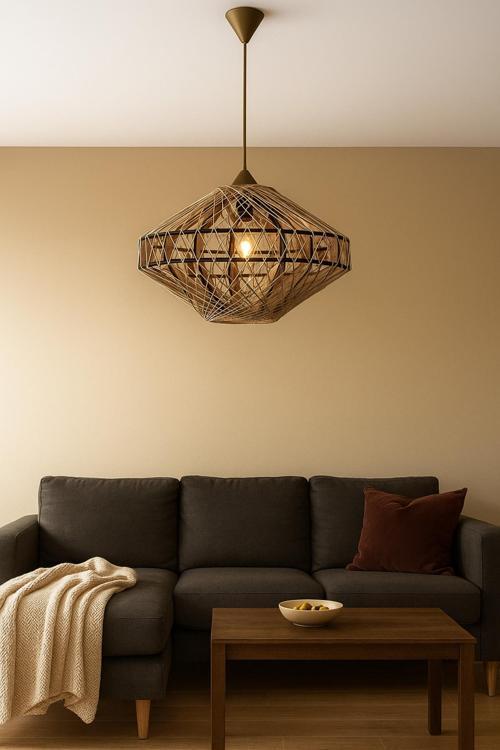 Bohem,Rustik,Modern,Jüt,Doğal,El Yapımı Sarkıt Avize