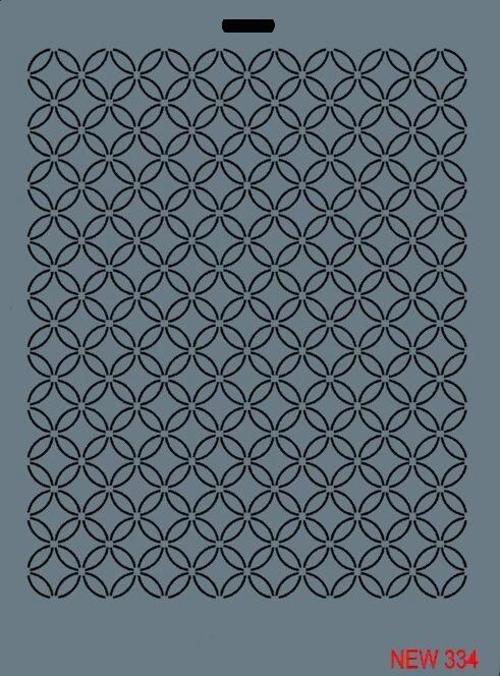 Stencil Boyama Şablonu 25x35 cm. NEW-334