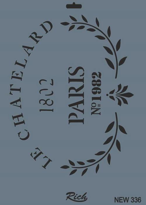 Stencil Boyama Şablonu 25x35 cm. NEW-336