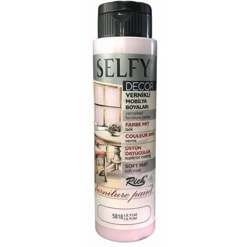 Selfy Decor Vernikli Boya 500 cc 5818 LİLYUM