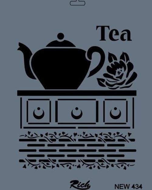 Stencil Boyama Şablonu 25x35 cm. NEW-434